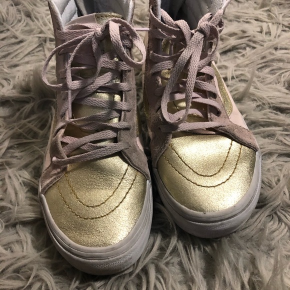 Vans pink and Gold - Picture 2 of 3